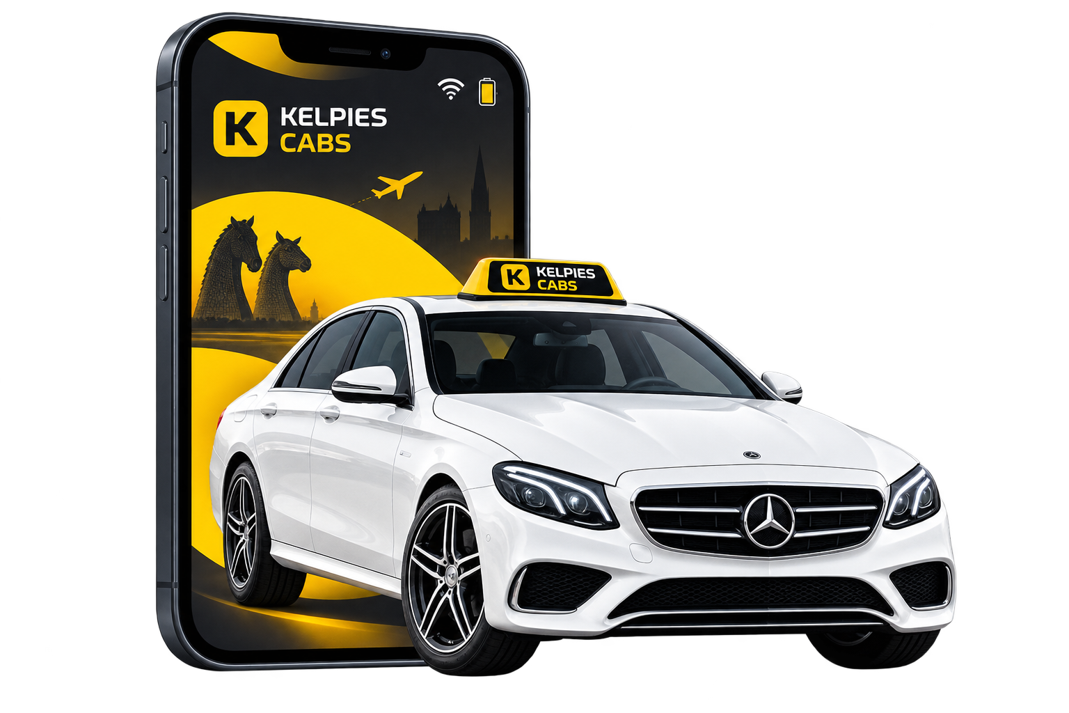 Airport transfers from Falkirk to Edinburgh and Glasgow